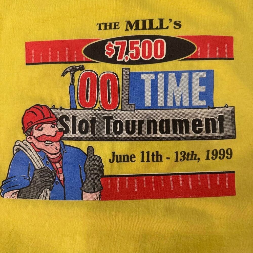Hanes Men's Yellow T-shirt